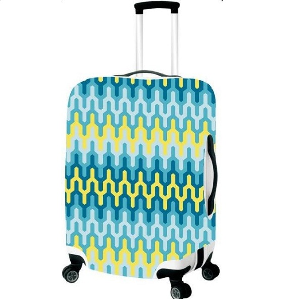 Чехол для чемодана большой Best Bags арт.4480470-L-ZIG-ZAG