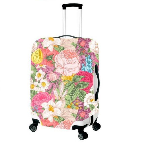 Чехол для чемодана средний Best Bags арт.4889960-M-ROSES